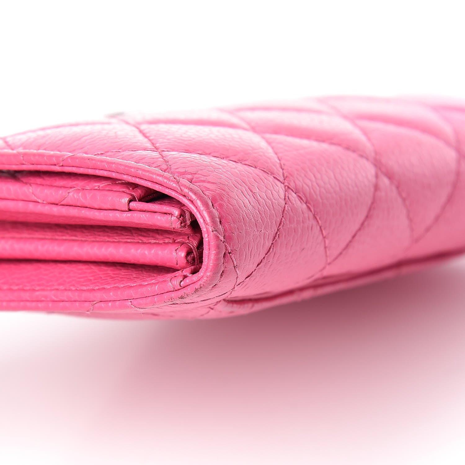 Chanel Caviar Quilted Small Flap Wallet Pink 11 of 22
