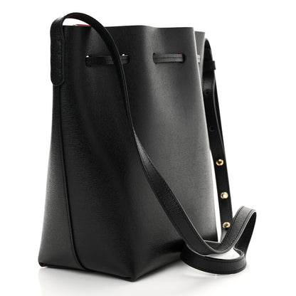 Mansur Gavriel Calfskin Mini Bucket Bag Black Flamma 3 of 9
