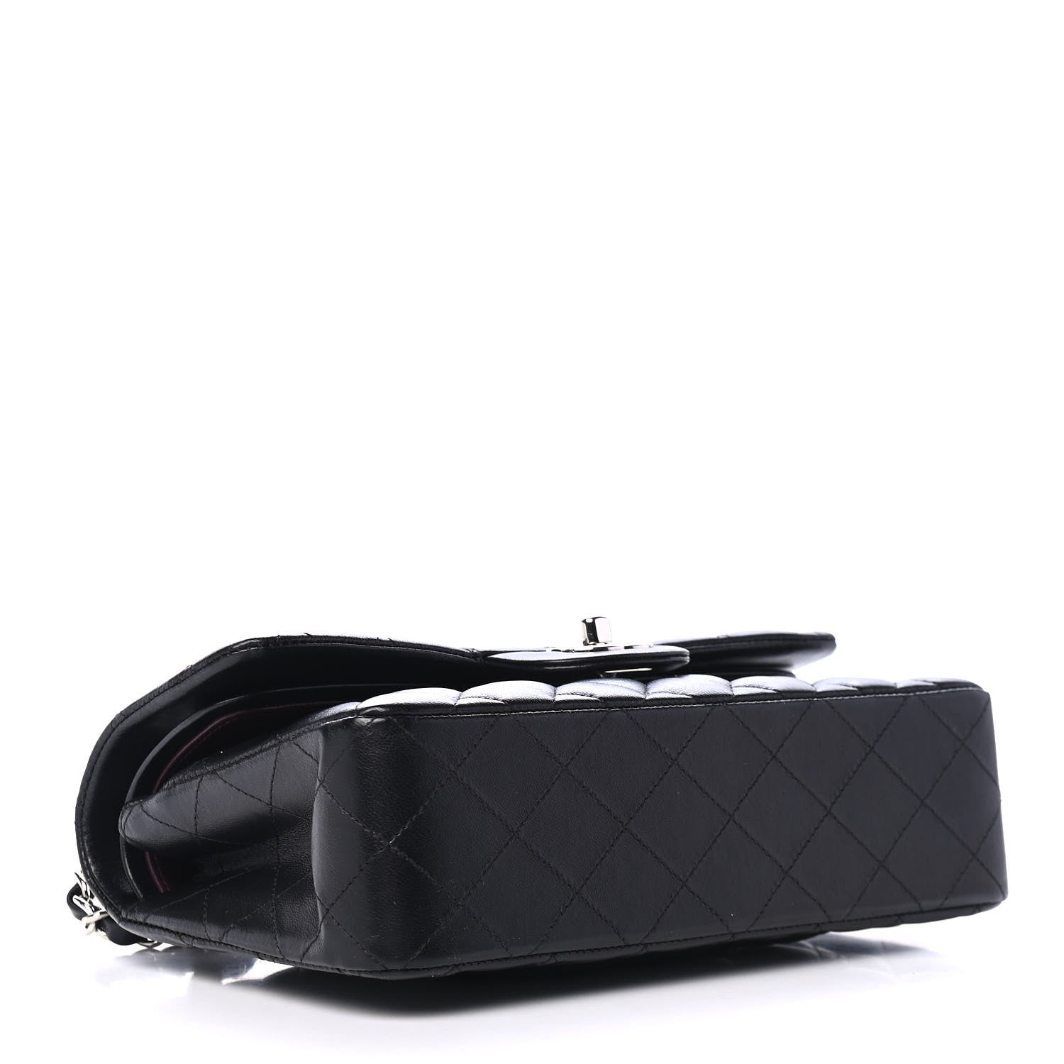 Chanel Lambskin Quilted Small Double Flap Black 3 of 4
