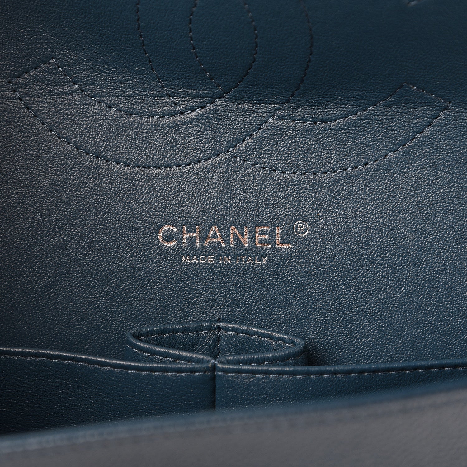 Chanel Caviar Quilted Jumbo Double Flap Dark Blue 5 of 10