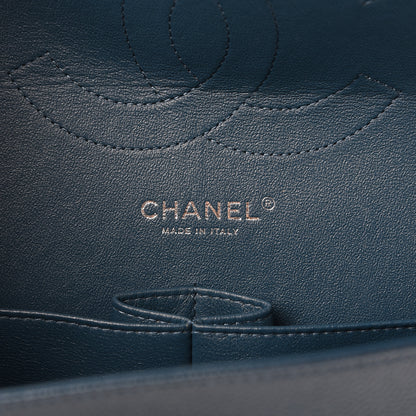 Chanel Caviar Quilted Jumbo Double Flap Dark Blue 5 of 10