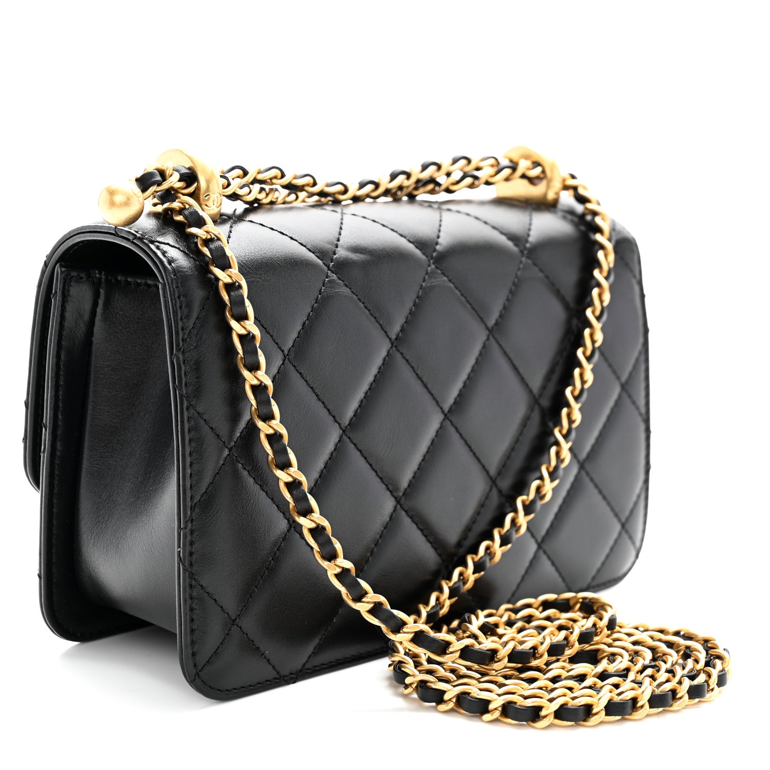 Chanel Calfskin Quilted Mini Perfect Fit Flap Black 3 of 11