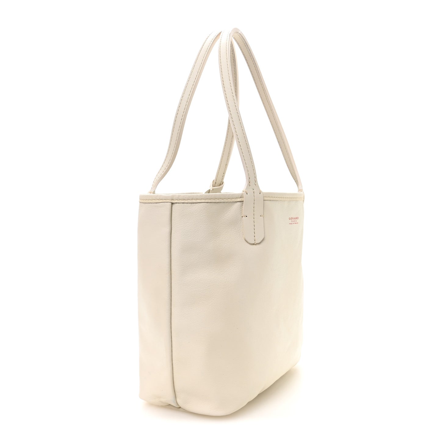 Goyardine Reversible Mini Anjou White