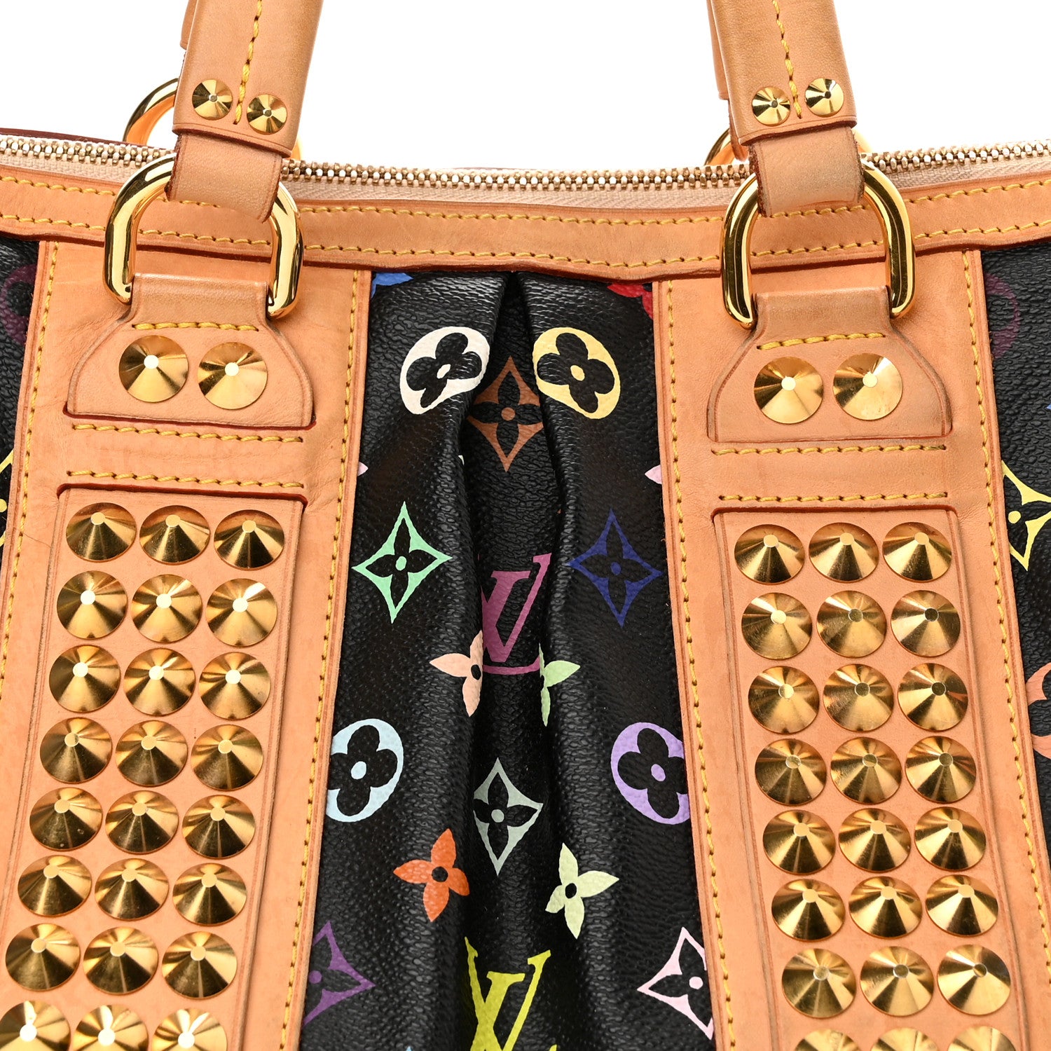 Louis Vuitton Monogram Multicolor Courtney GM Black 6 of 11