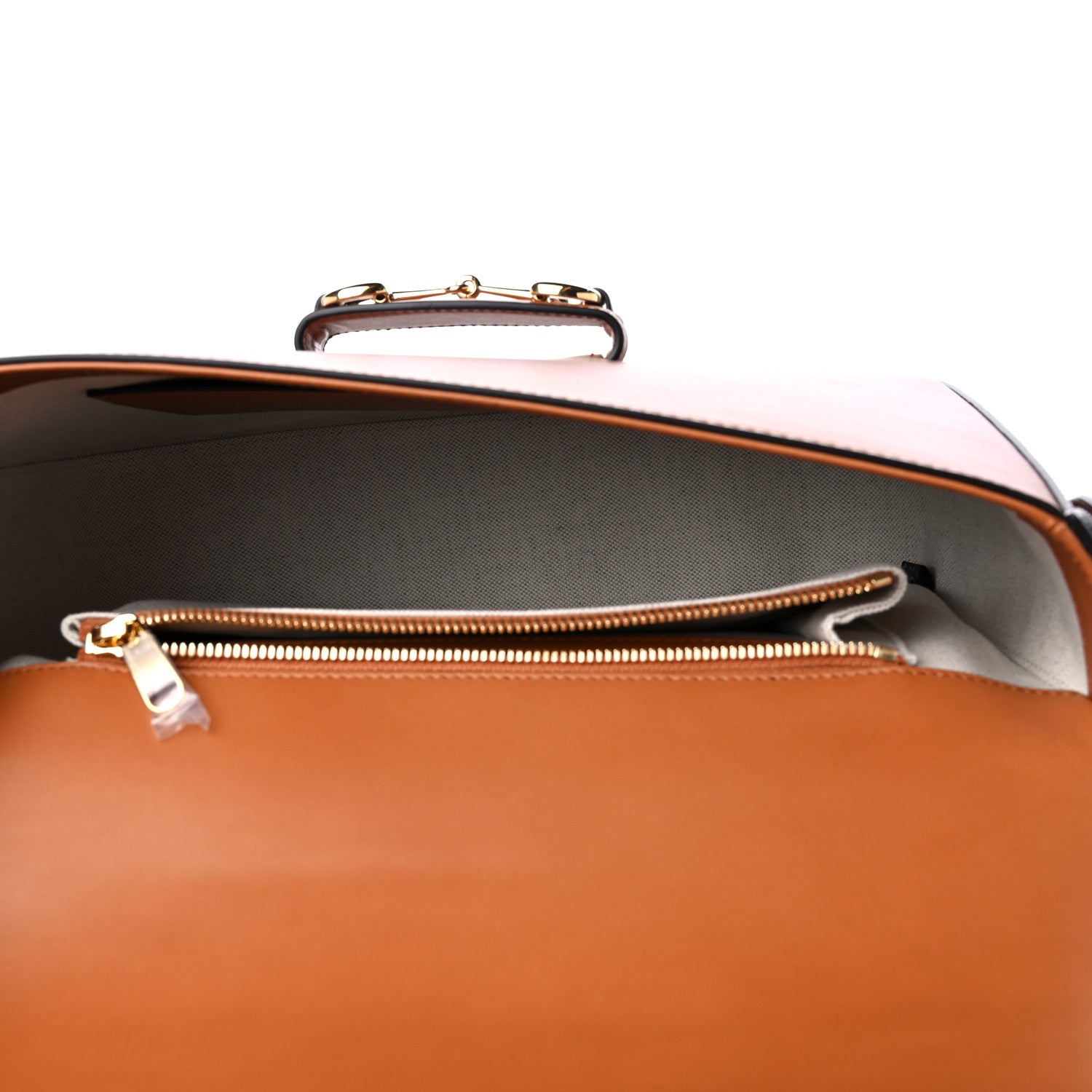 Gucci Calfskin Horsebit 1955 Shoulder Bag Tan 5 of 8