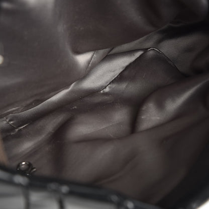 Chanel Glazed Calfskin Twisted Maxi Flap Black 8 of 13