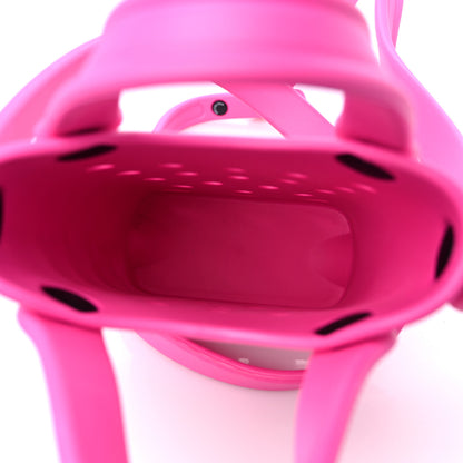 Balenciaga X CROCS Rubber Phone Holder with Strap Fuxia 5 of 7
