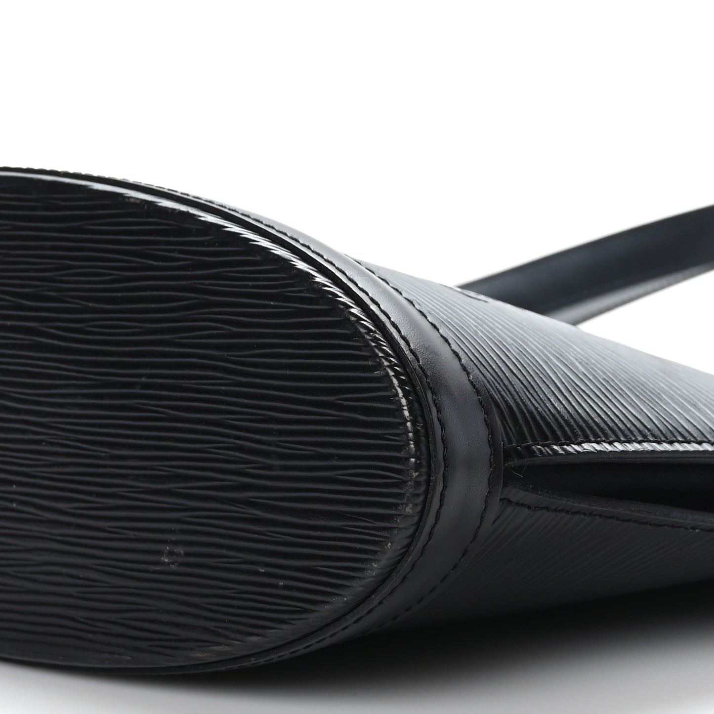 Epi Saint Jacques PM Long Straps Black