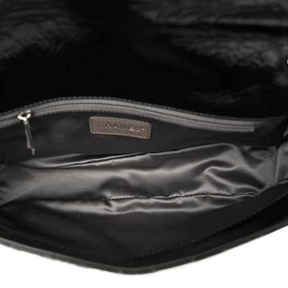 Chanel Glazed Calfskin Quilted CC Single Flap Black 5 of 10