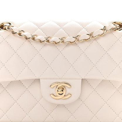 Chanel Caviar Quilted Small Double Flap Ivory 7 of 9