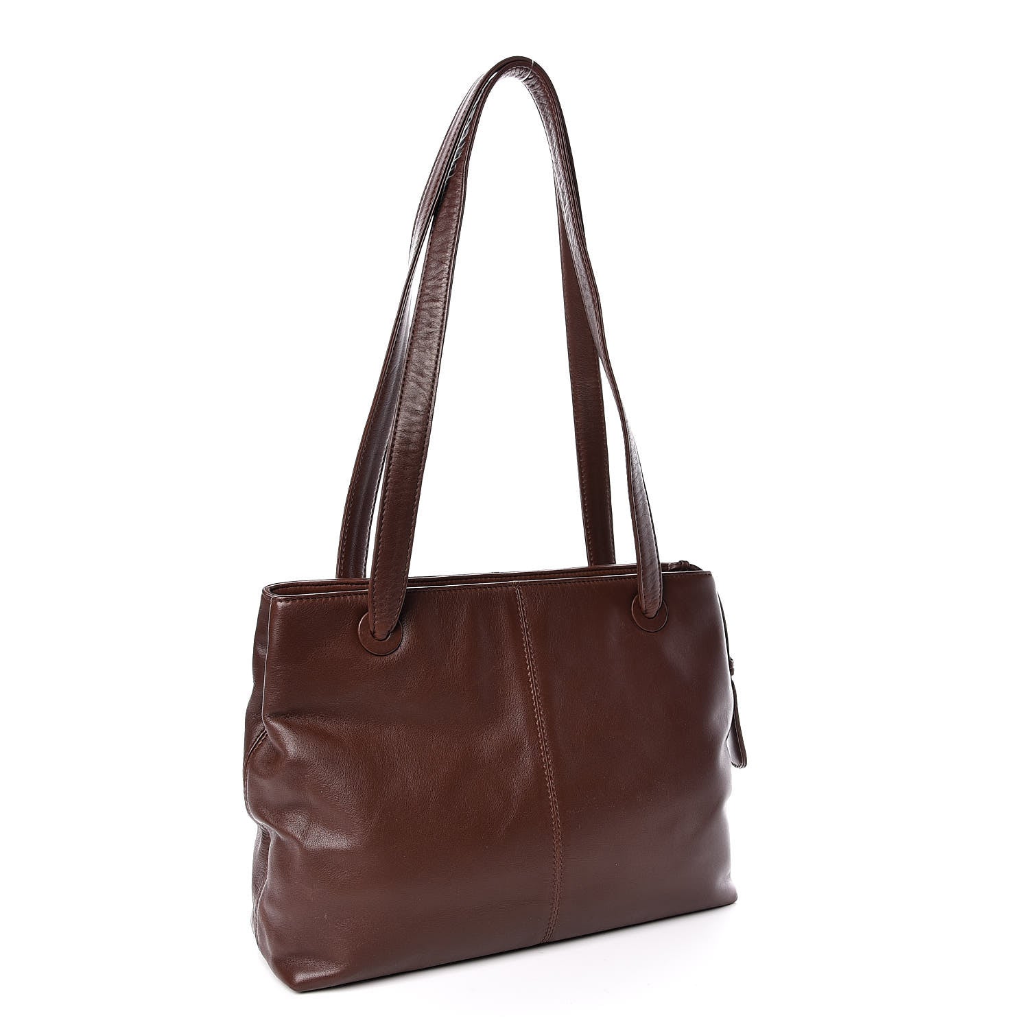 Chanel Calfskin CC Shoulder Bag Brown 3 of 10