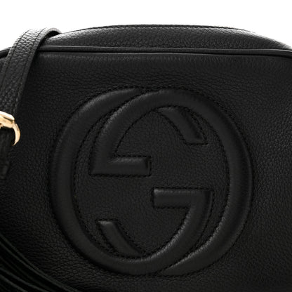 Gucci Pebbled Calfskin Small Soho Disco Bag Black 8 of 16