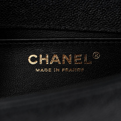 Chanel Caviar Chevron Quilted Small Boy Flap Black 6 of 11