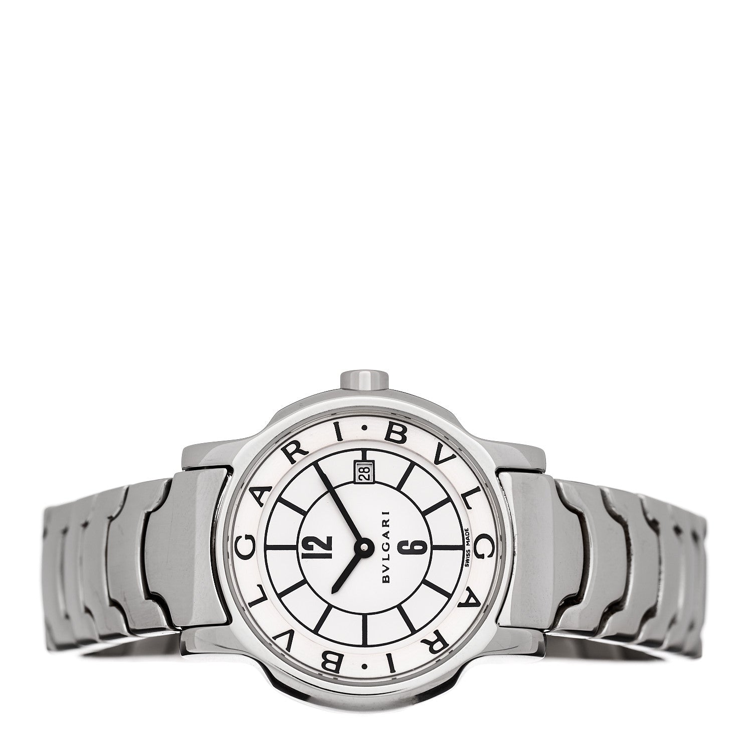 Bulgari Stainless Steel 29mm Solotempo Quartz Watch 4 of 8
