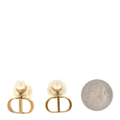 Christian Dior Pearl Mise En Dior CD Tribal Earrings 2 of 4