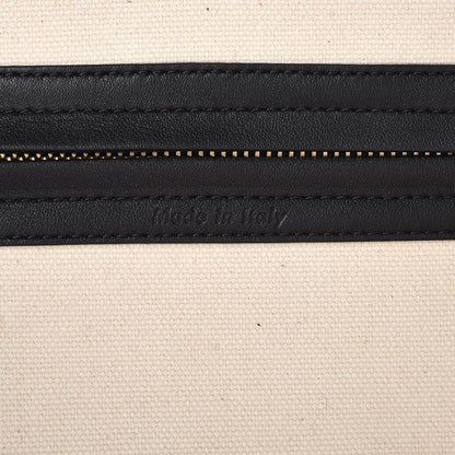 Celine Cotton Canvas Medium Phantom Luggage White 7 of 9