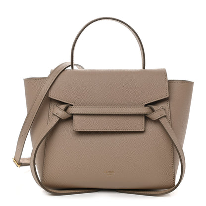 Celine Grained Calfskin Nano Belt Bag Light Taupe 1 of 11