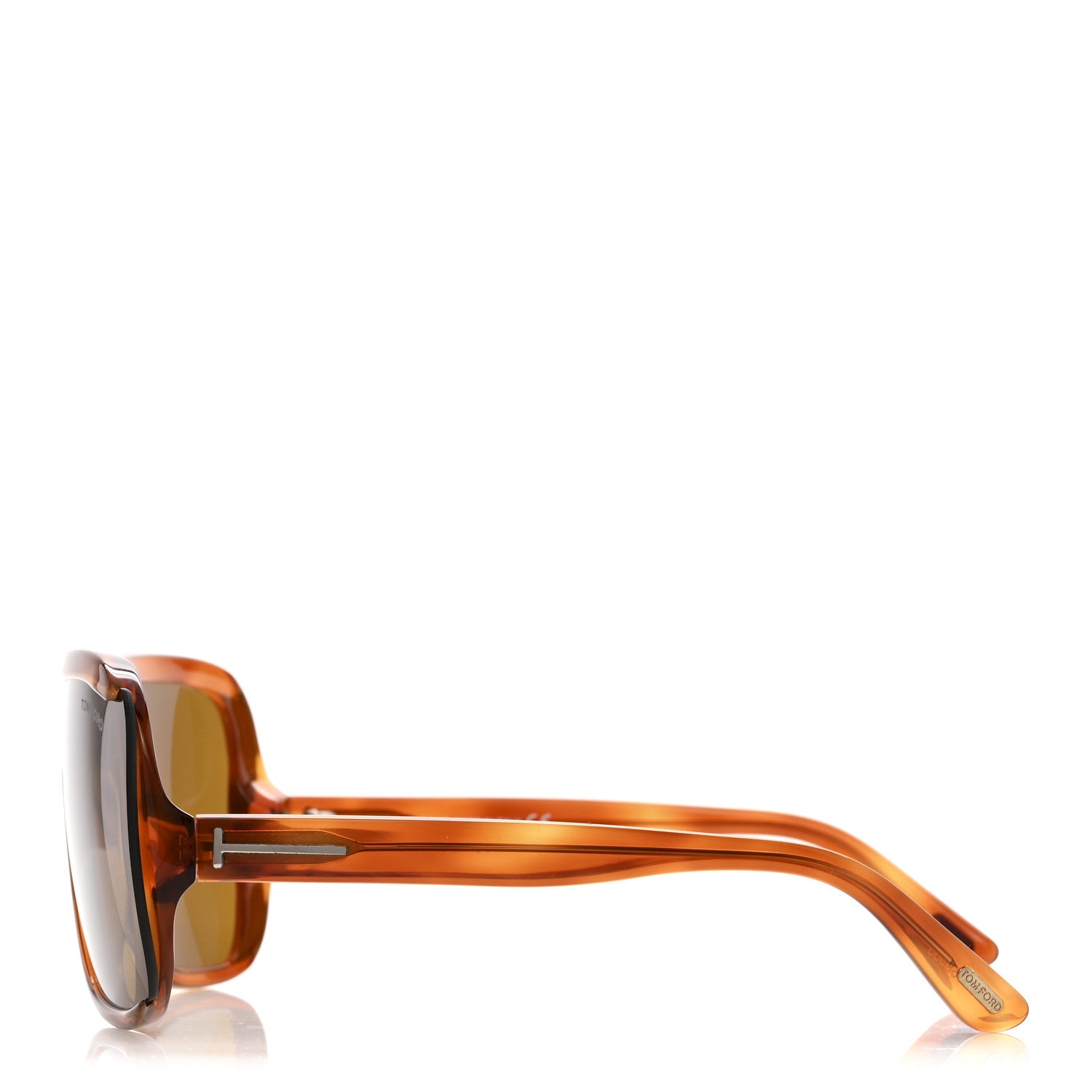 Tom Ford Porfirio Square Shield Sunglasses TF559 Tortoise 2 of 8