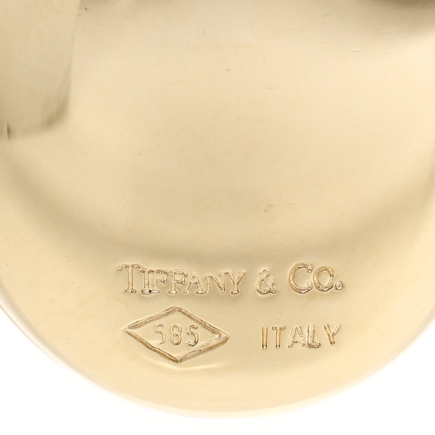 14K Yellow Gold Large Oval Locket Pendant