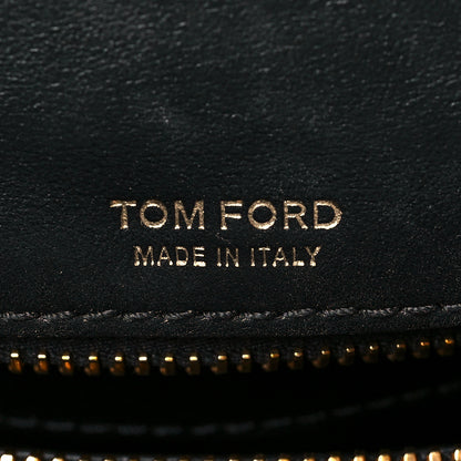 Tom Ford Velvet T Clasp Shoulder Bag Black 6 of 10