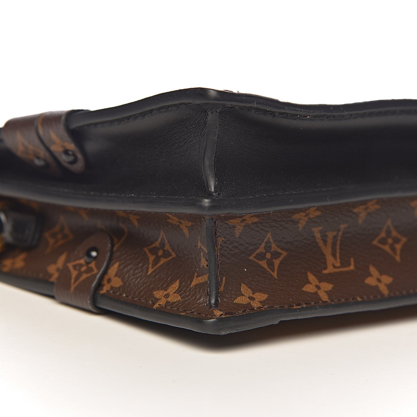Reverse Monogram Trunk Clutch