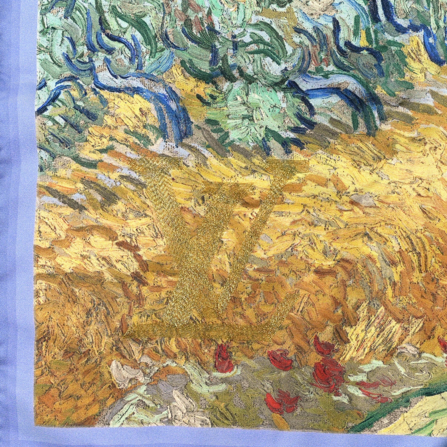Louis Vuitton Wool Silk Masters Van Gogh Shawl 2 of 3
