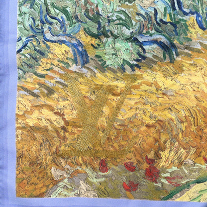 Louis Vuitton Wool Silk Masters Van Gogh Shawl 2 of 3