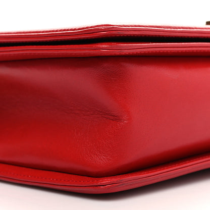 Chanel Lambskin Quilted New Medium Boy Flap Red 9 of 12