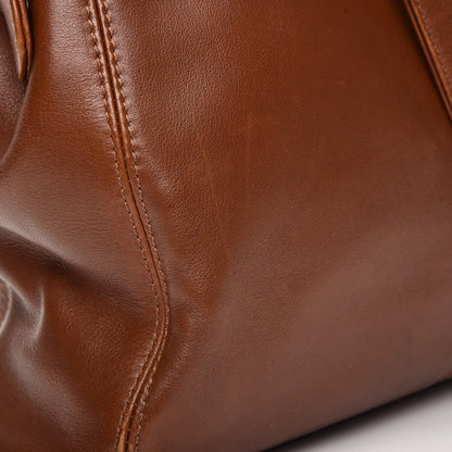 Chanel Lambskin CC Tote Brown 11 of 14