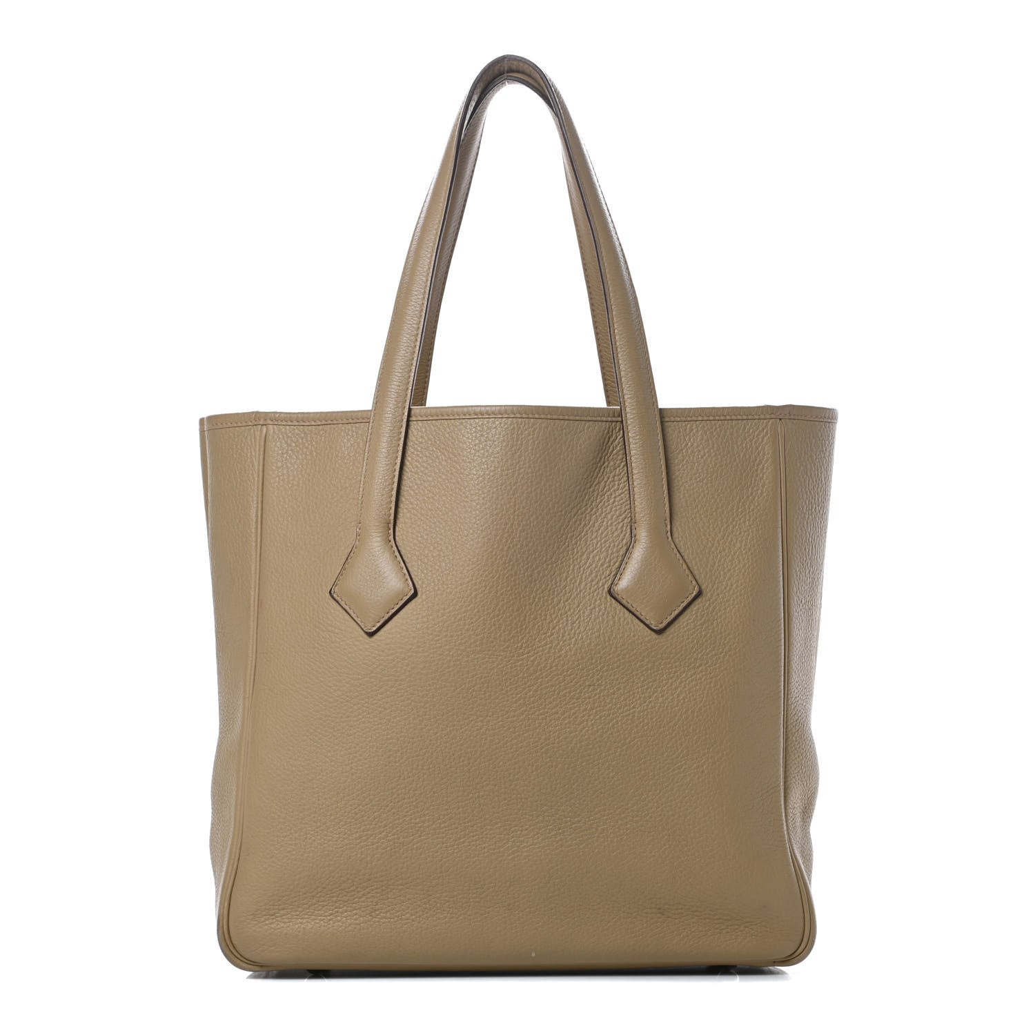 Hermes Taurillon Clemence Victoria II Cabas 32 Camel 1 of 18