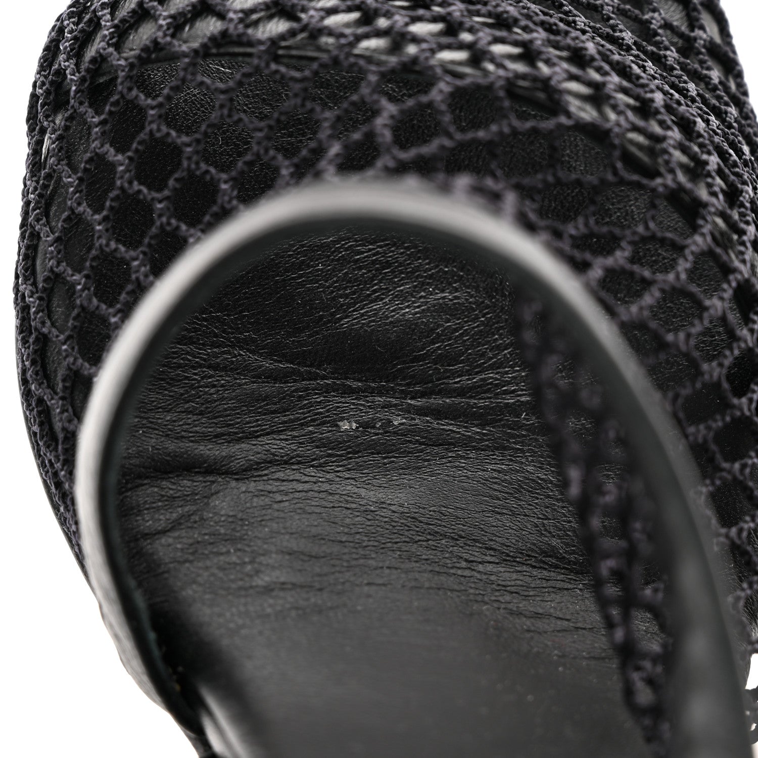 Bottega Veneta Mesh Nappa Chunky Chain Sandals 37 Black 10 of 11