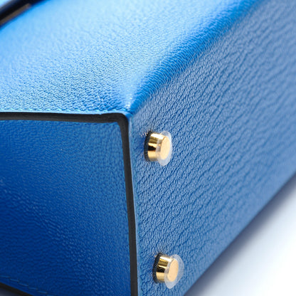 Hermes Chevre Mysore Mini Kelly Sellier 20 Bleu Hydra 10 of 22