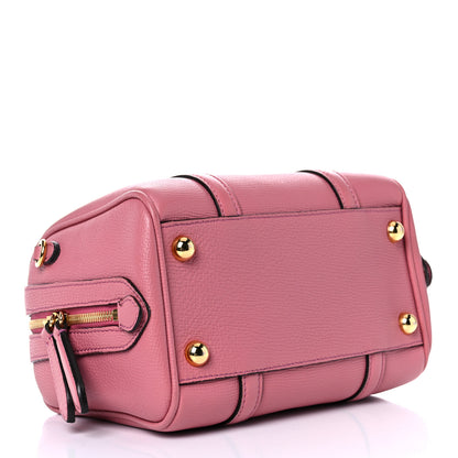 Burberry Derby Calfskin Small Alchester Bowling Bag Mauve Pink 4 of 11