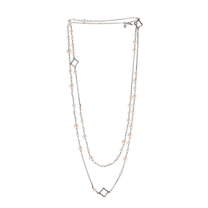 David Yurman Sterling Silver Pearl Bijoux Chain Necklace 3 of 6