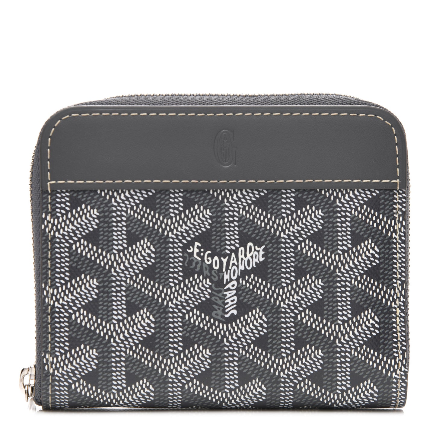 Goyardine Compact Wallet Grey