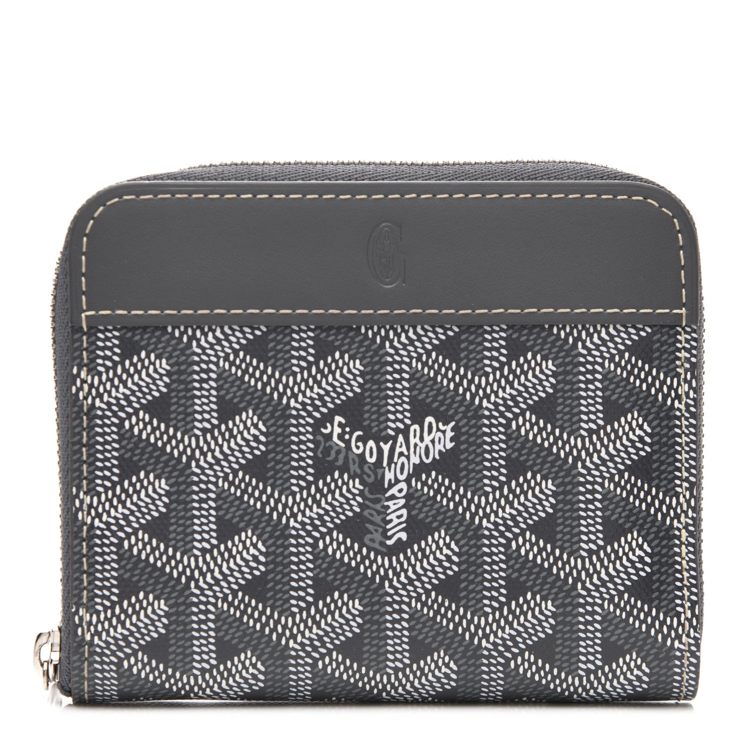 Goyard Goyardine Compact Wallet Grey 1 of 6