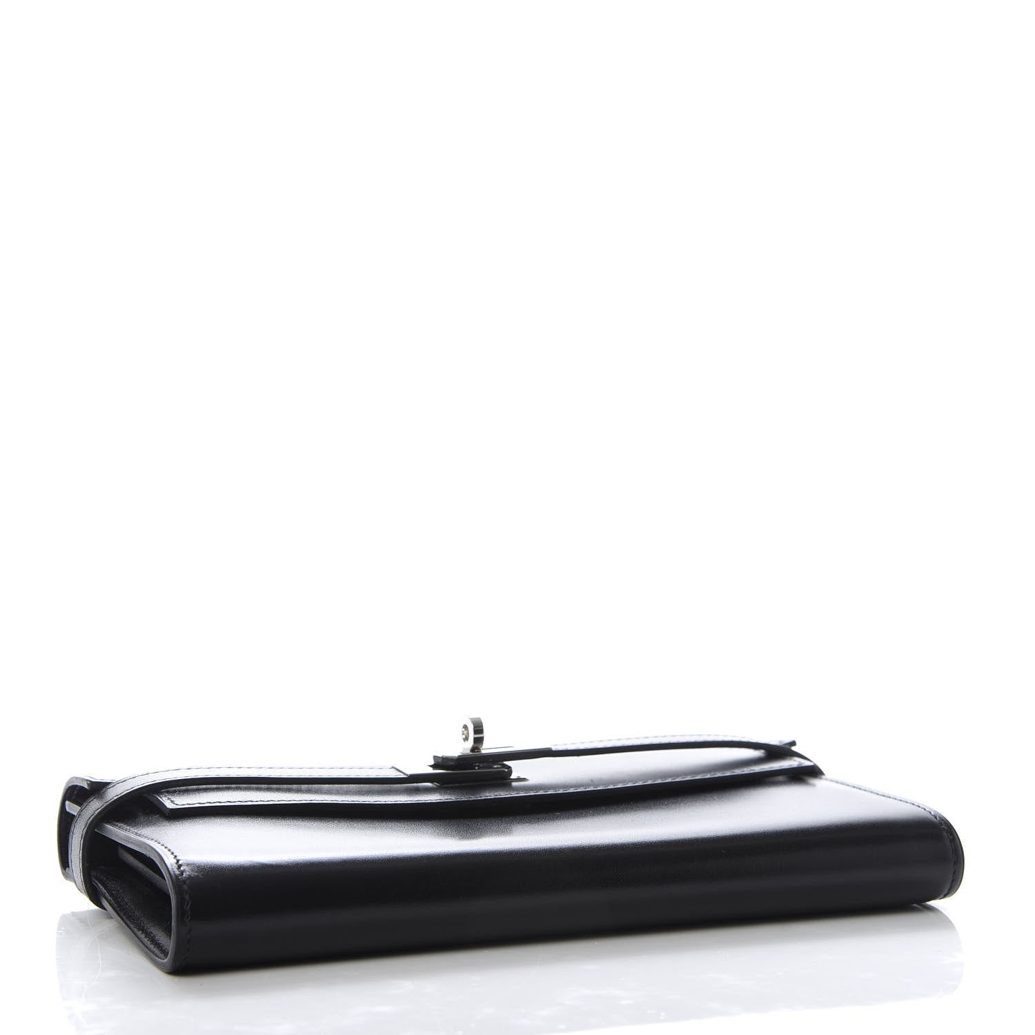 Hermes Box Kelly Longue Wallet Black 4 of 9