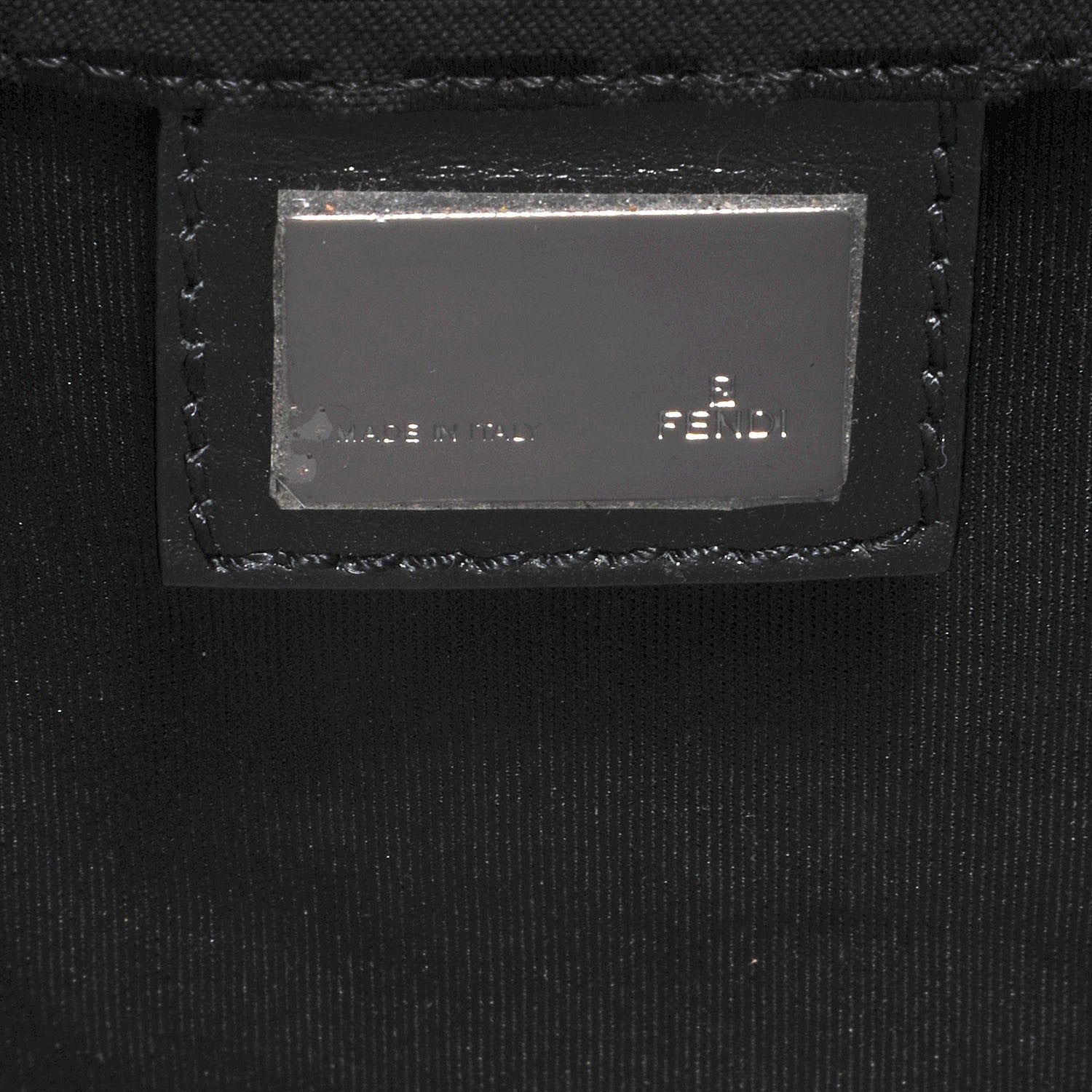Fendi Zucchino Shopping Tote Black 6 of 7