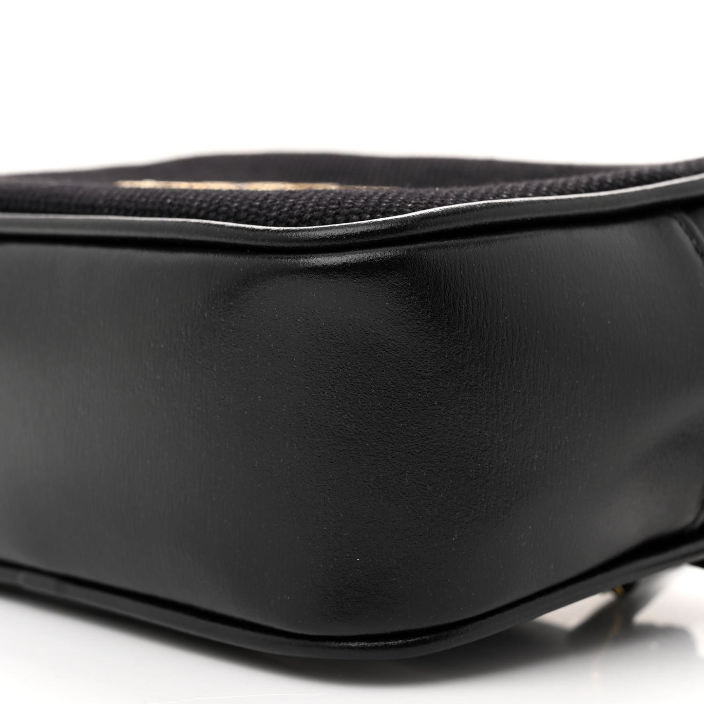 Calfskin Canvas Monogram Lou Belt Bag Black