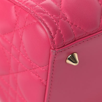 Christian Dior Lambskin Cannage Medium Lady Dior Pink 10 of 16