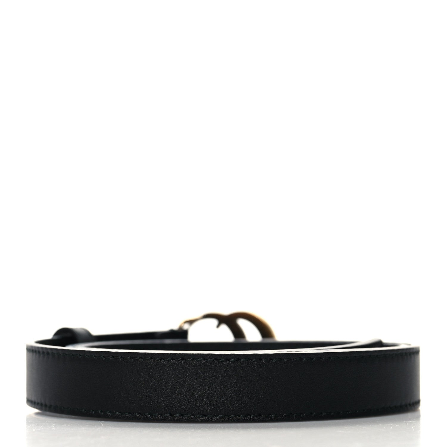 Gucci Calfskin Double G 20mm Belt 85 34 Black 2 of 5