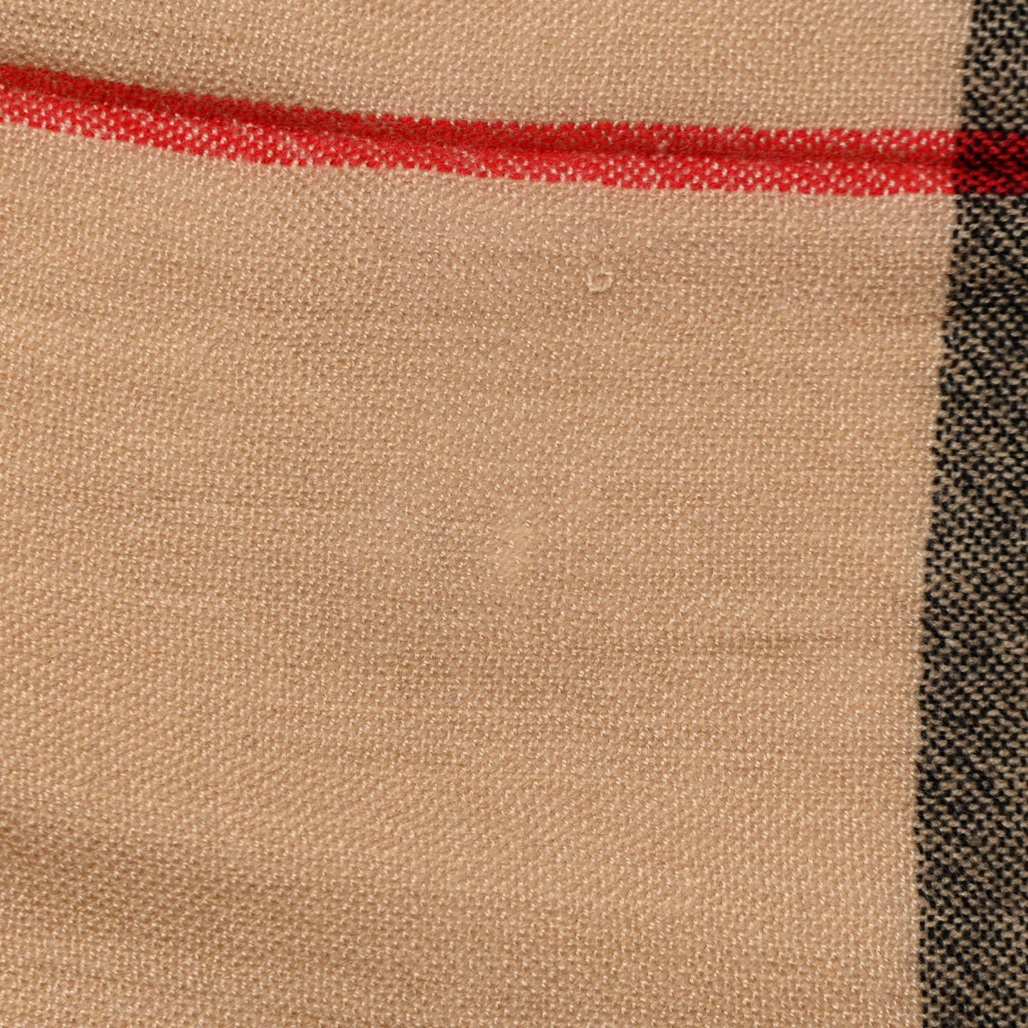 Wool Silk Check Lightweight Scarf Archive Beige