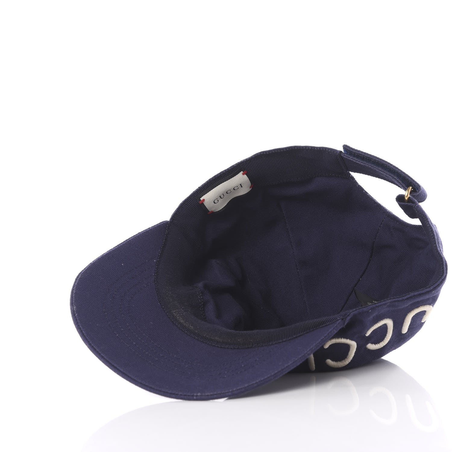 Gucci Cotton Loved Baseball Hat M Navy 5 of 6