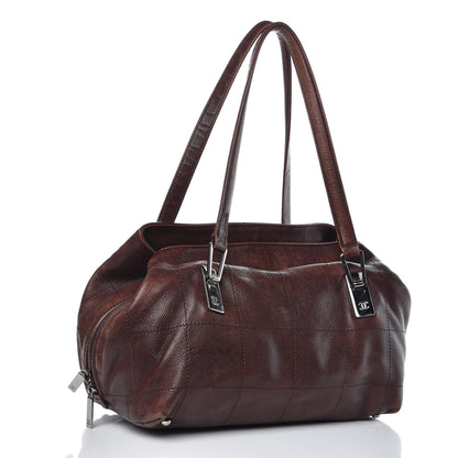 Chanel Caviar Chocolate Bar Quilted Shoulder Bag Brown 3 of 23