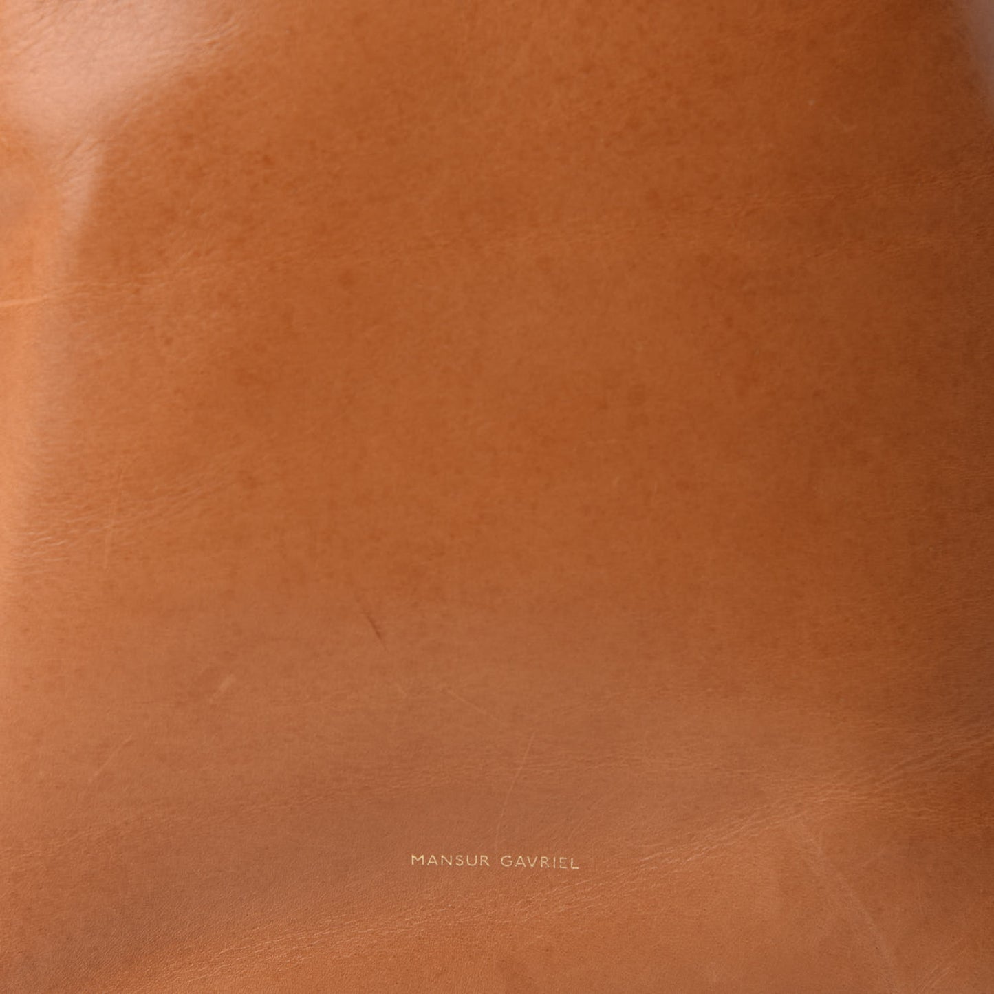 Vegetable Tanned Calfskin Bucket Bag Cammello Rosa