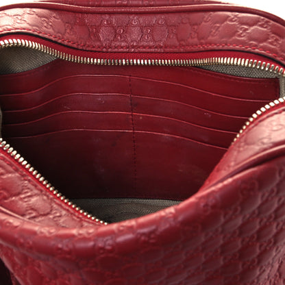 Gucci Microguccissima Mini Bree Messenger Bag Red 12 of 12