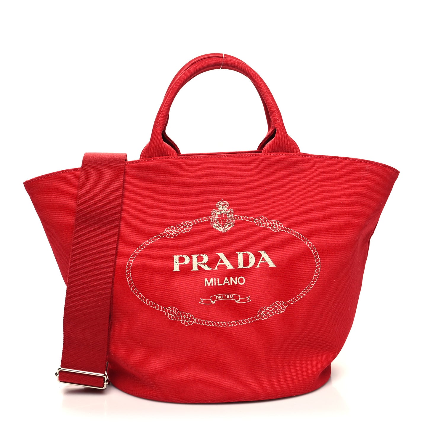 Canapa Small Shopping Tote Rosso