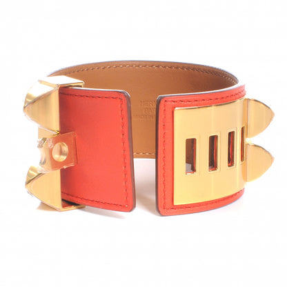 Hermes Swift Collier de Chien CDC Bracelet Capucine NEW Small 3 of 7