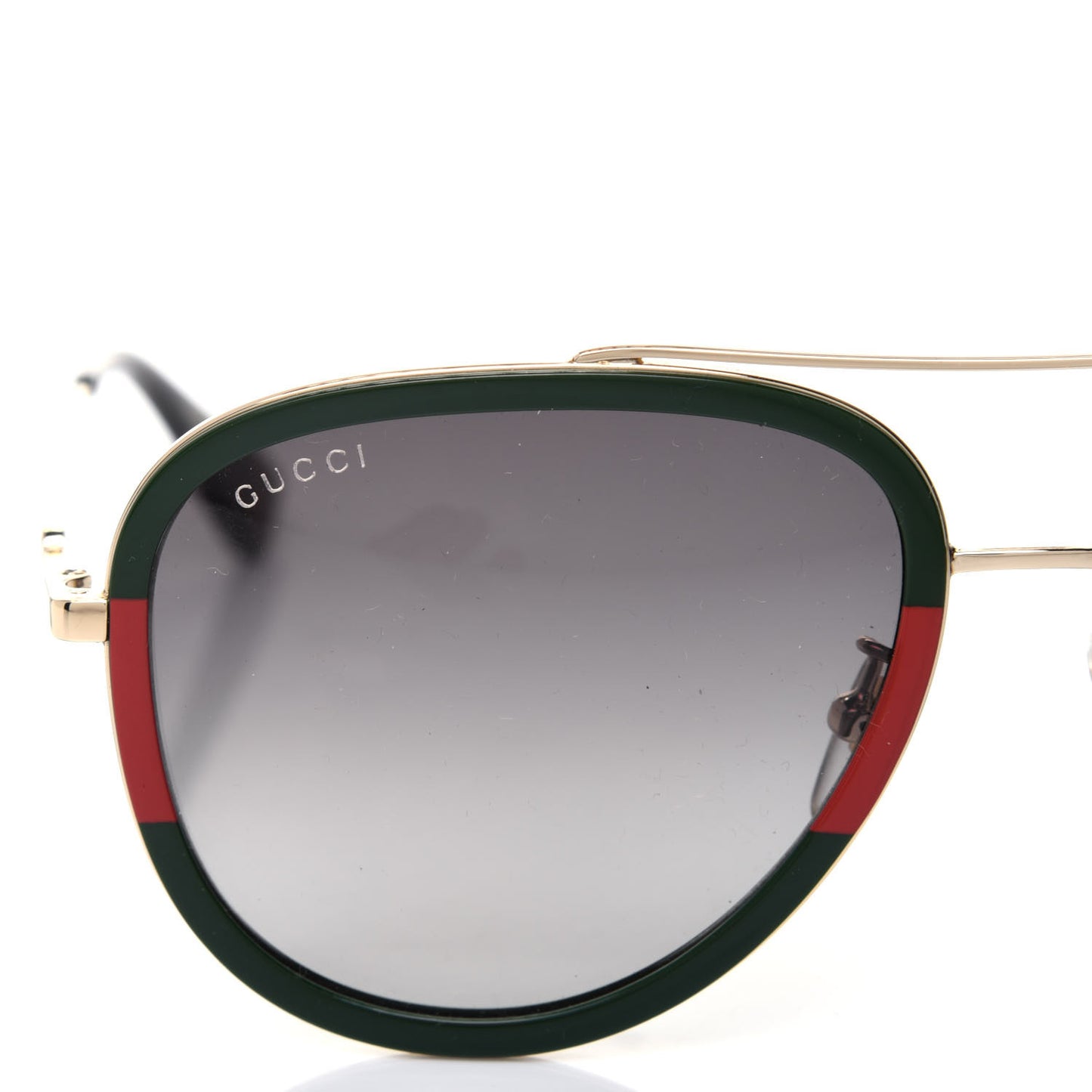Web Aviator Sunglasses GG0062S Green Red