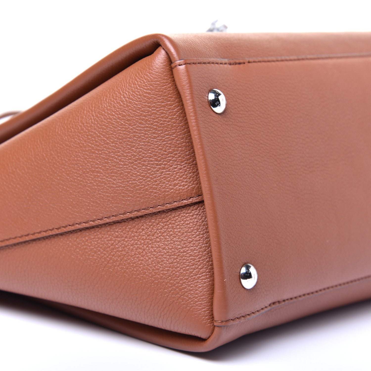 Louis Vuitton Calfskin Lockmeto Caramel Creme Black 7 of 10